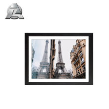 Cadre pour affiche photo en aluminium noir 20x28 cm, noir mat 1008